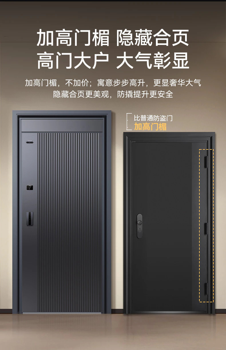 紫珺保智能门M8plus升级版︱精雕铸铝 Ai三摄监控