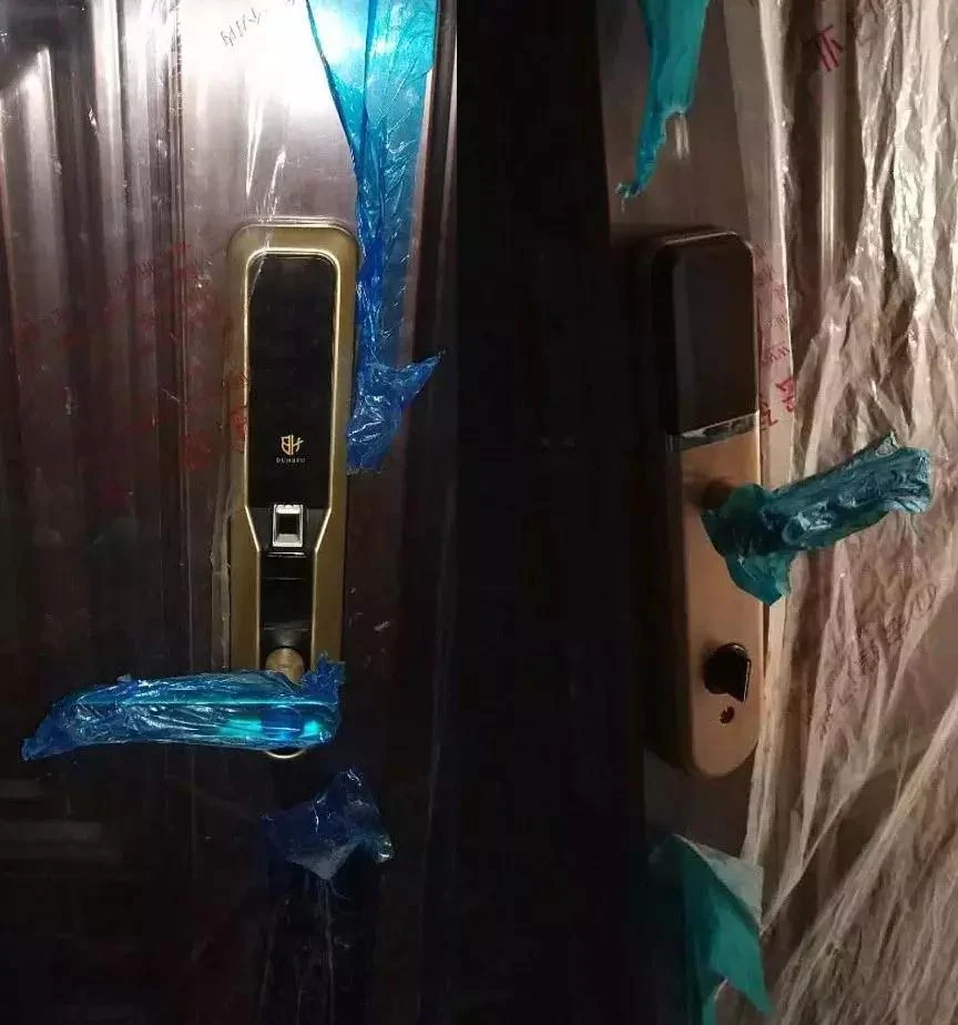 指纹锁常年漏在门外颜值降低？一招解决问题