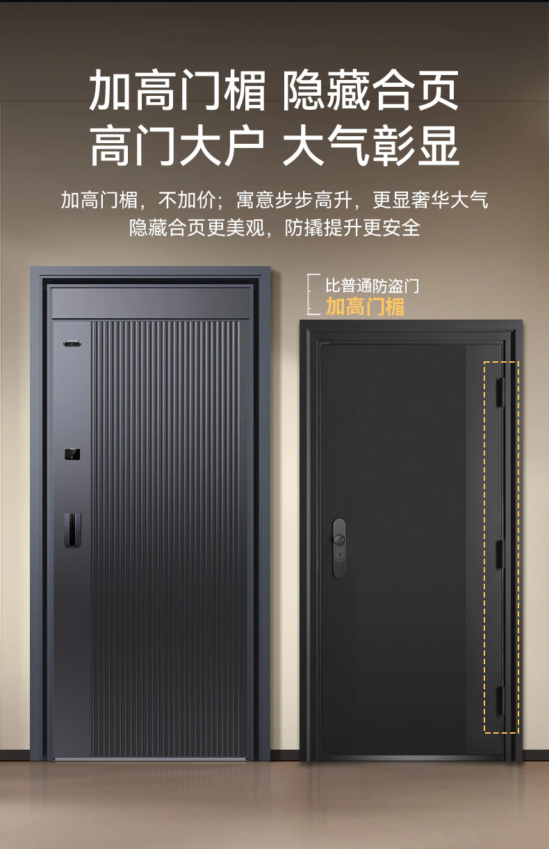 紫珺保智能门M8青春版︱Ai双摄监控 精雕铸铝