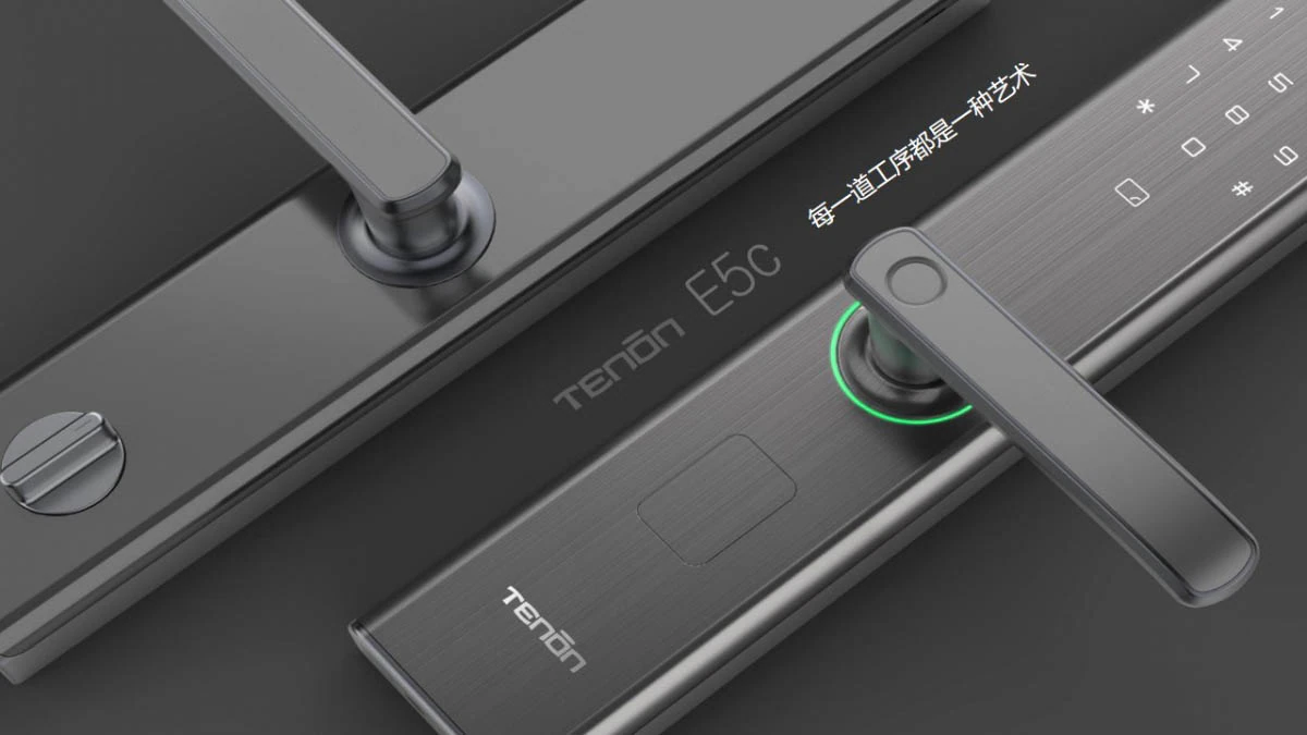 紫珺保旗舰直板新品指纹锁E5&E5c荣耀发布，引领轻奢时尚