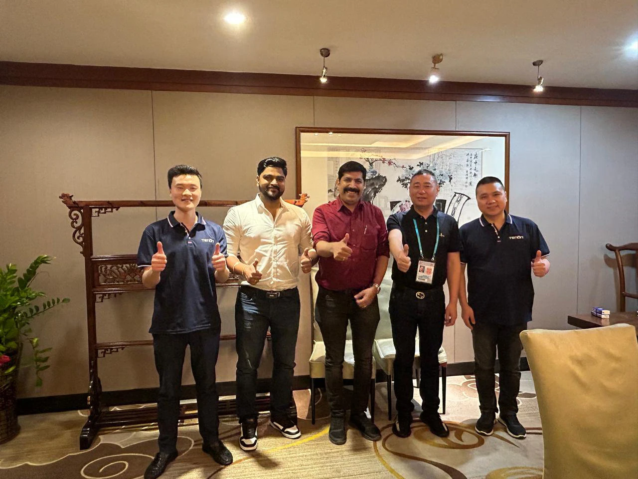 广交会|国内外客商莅临紫珺保南沙工厂，开启合作新篇章